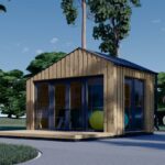 Premium Gartenhaus TONIA (34 mm + Holzverschalung), 4x3 m, 12 m²