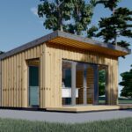 Gartenhaus EVELIN (34 mm + Holzverschalung), 5x3 m, 15 m²