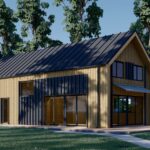 Holzhaus INGRID (44 mm + Holzverschalung), 170 m²